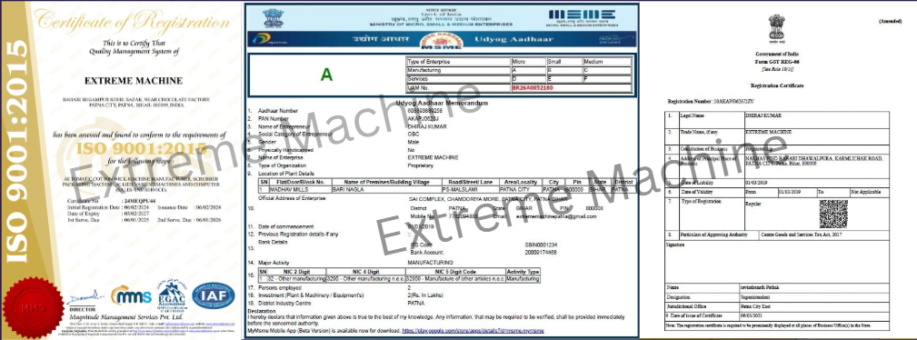 Company Certificates